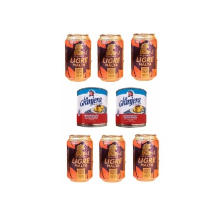 Combo malta y leche condensada ( 8 unidades )