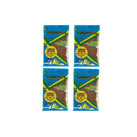 Comino Entero Catarinos. Pack de 4 bolsas de 40 gramos cada uno.