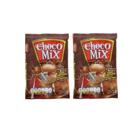 Chocolate Choco Mix en polvo. Pack de 2 bolsas de 175 gramos cada una.