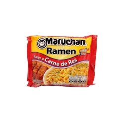 Sopa instantánea Maruchan ramen sabor a carne de res 85 g (5 unidades)