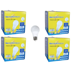 Bombillo led 10W Marca Wanergy (4 unidades)