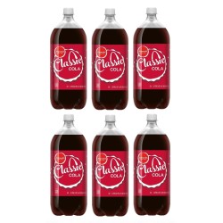 Refresco gaseado Cassic Cola blíster de 6 unidades de 2L c/u