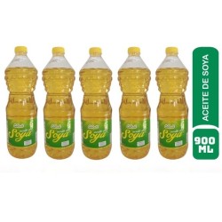 Aceite de Soya 900 ml (PACK 5 UNIDADES)