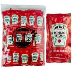 Heinz Paquetes de una sola porción de Tomate Kétchup 9g (estuche de 20 unidades)