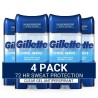 Gillette Antitranspirante y desodorante para hombres, protección 72 horas, 3.8 oz (paquete de 4)