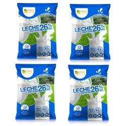 Leche en polvo 28 % MG 4 bolsas de 1 kg