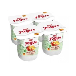 Yogurt sabor macedonia Yogu+ Feiraco (4 x 125 g / 4.41 oz)