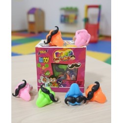 Caja Caramelo Duro Boca Loka Con Bigote Yolis Teen Titans Go! (24 Piezas)