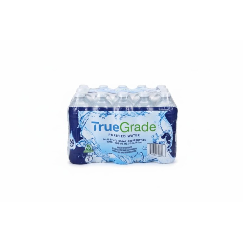 TrueGrade Agua purificada - Paquete de 24 Botellas (500ml c/u)