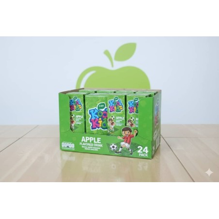 Kool Kidz Jugo sabor manzana - Caja de 24 unidades